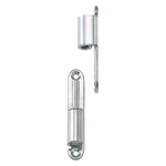 Corner hinges, plug-in / conical countersinks / demountable / rolled / stainless steel / barrel polished / B-1066-P / TAKIGEN
