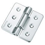 Flat hinges / conical countersinks / rolled / stainless steel / mirror polished / B-1064-CR / TAKIGEN