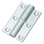 Flat plug-in hinges / conical countersinks / plastic bush / aluminium / Alumite / B-265-5 / TAKIGEN B-265-5-R