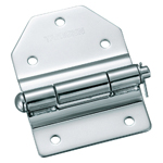 Flat hinges / demountable / rolled / stainless steel / mirror polished / B-1589 / TAKIGEN B-1589-A
