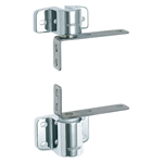 Lifting and lowering hinges / slotted holes / die-cast zinc / chrome-plated / FB-657 / TAKIGEN