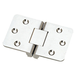 Multi-link flat hinges / tapered recesses / 2-axis / rounded sash / brass / B-210 / TAKIGEN B-210-2