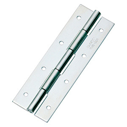 Flat hinges / rolled / stainless steel / mirror polished / B-1027 / TAKIGEN