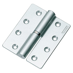 Flat plug-in hinges / tapered / aluminium / aventurine silver / B-67 / TAKIGEN B-67-4-R