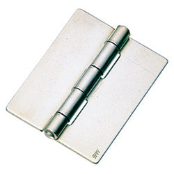 Flat hinges / unperforated / rolled / steel / zinc chromated / B-41 / TAKIGEN B-41-3