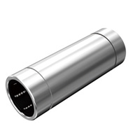 Linear ball bearings / stainless steel, steel / double ring groove / LM-L
