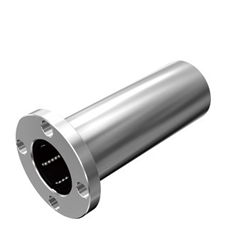 Linear ball bearings / round flange / steel / LMF-L LMF12L