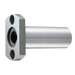 Linear ball bearings / double flat round flange / steel / LMH-L