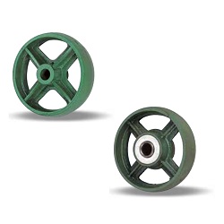 Wheel for Ductile Castors, Standard Type, Cast Iron Wheel (with Bearing) FA / FB 75FB