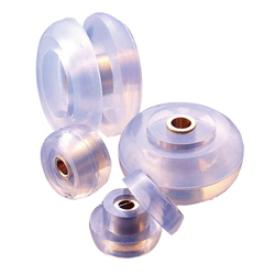 Rubber-metal buffers for curcuit boards / washer, sleeve / through hole / gel / A-1, B-1 / TAICA B-2