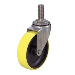 Screw-in Type Anti-Static Urethane Castors, Steel Hardware, Swivel