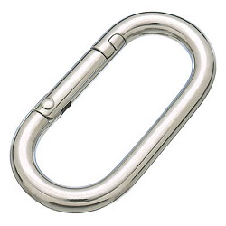 Ring Catch "Carabiner Junior" (Stainless Steel)