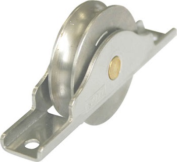 Stainless Steel Ball Bearing Round Type Door Roller (C Type Frame)