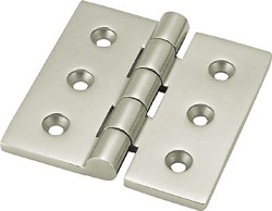 Flat hinges / conical countersinks / stainless steel / TRUSCO NAKAYAMA TLS50F