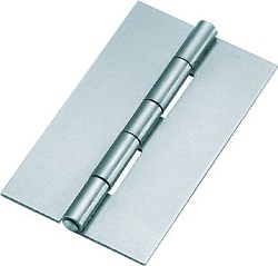 Flat hinges / unpunched / weldable / rolled / steel / bright / 550W-N, 880W-N / TRUSCO NAKAYAMA 550W76N