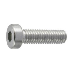 Socket head screws / flat head / hexagon socket / steel / full thread / A2-50