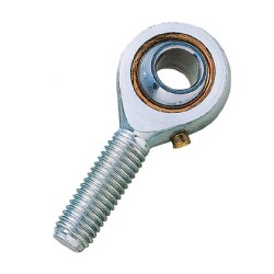 TRUSCO Rod End, Lubricated Type, Male Thread