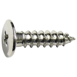 Trusco Ultra‑Low Head Tapping Screw Nickel‑Plated