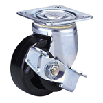 Medium Class 100FH-Ps Truck Type Special Synthetic Resin Wheel for Medium Weights with Stopper (Packing Caster)