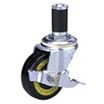 Conductive Type 200Es Cask Type Conductive Wheel, Synthetic Rubber Wheel with Stopper (Packing Castors)