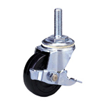 Standard Class 300s Bolt Type Synthetic Rubber Wheel with Stopper (Packing Castors) 306S