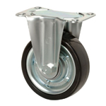 Medium Class 600HB Fixed Type Synthetic Rubber Wheel for Heavy Weights with Roller Bearing (Packing Caster)