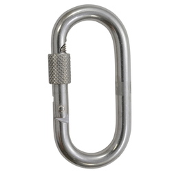 Stainless Steel Carabiner with Nut