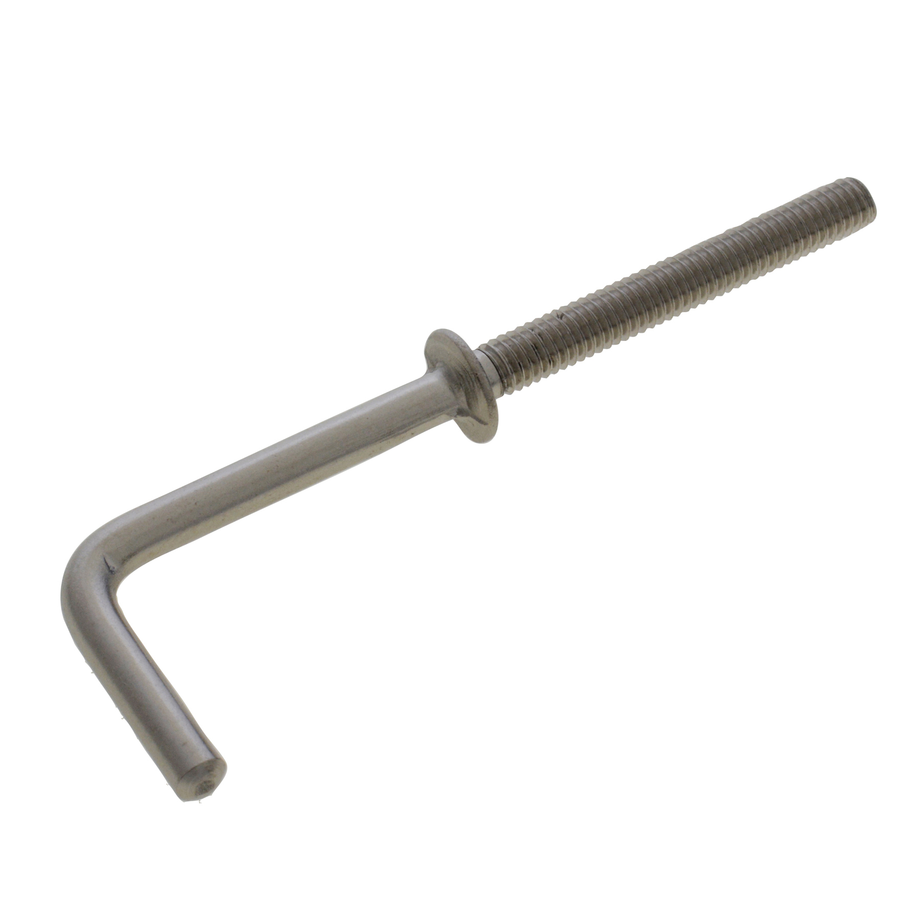Stainless Steel, Long-Legged L Hook with Nut