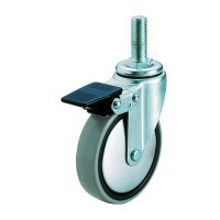 ST-SW Special Type Swivel Wheel Screw-in Type (with Double Stopper) ST-75UHFSW-2-M12X35