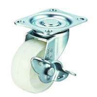 LG-S Model Swivel Wheel Plate Type (With Stopper) LG-50RES