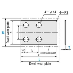 Spacer plates for overflow wedges