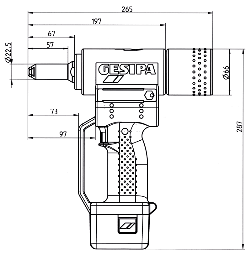 R-RT battery rivet. tool AccuBird:Related Image